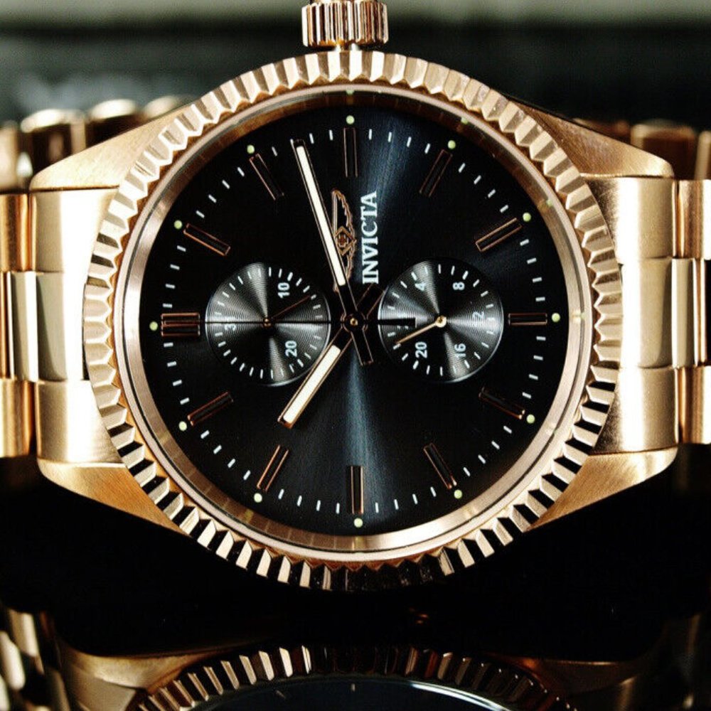 Invicta Men's Rose Gold Diver Watch! New!